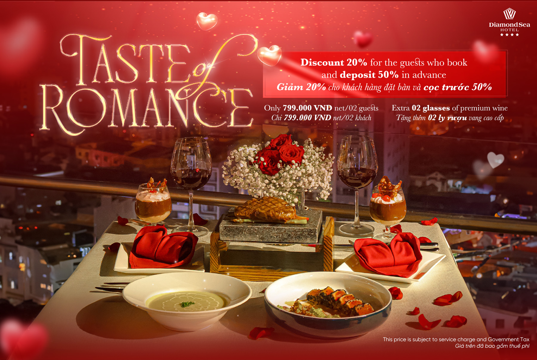 “Taste Of Romance” Set Menu: A Surprised Gift For Valentine